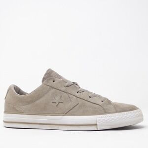 Converse Womens One Star Star Player Ox Sneakers Taupe Suede Low Beige Size 8
